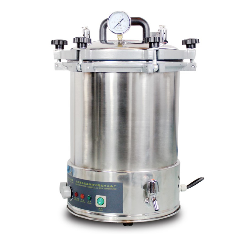 上海博迅YXQ-LS-18SI手提式壓力蒸汽滅菌器 消毒鍋 滅菌鍋18L